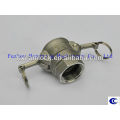 Stainless steel quick coupling with female thread